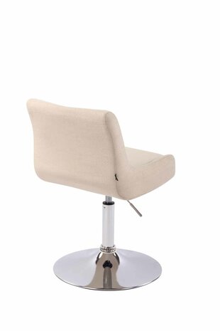 Ligstoel Cleb Stof, Creme
