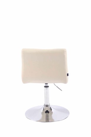 Ligstoel Cleb Kunstleer, Creme