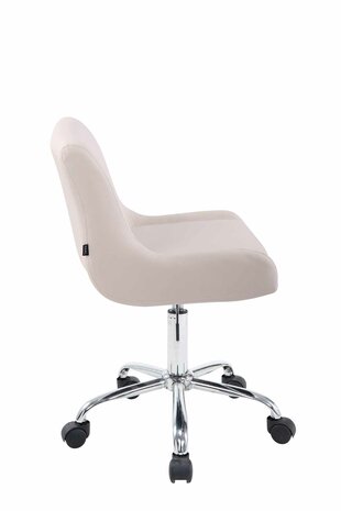 Werkkruk Cleb Kunstleer, Wit