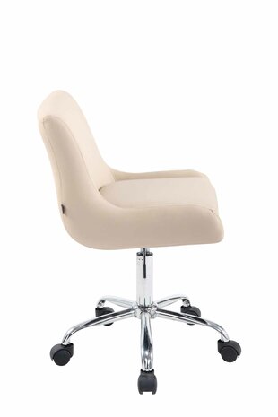 Werkkruk Cleb Kunstleer, Creme