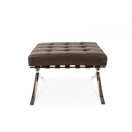 Barcelona Hocker Donkerbruin