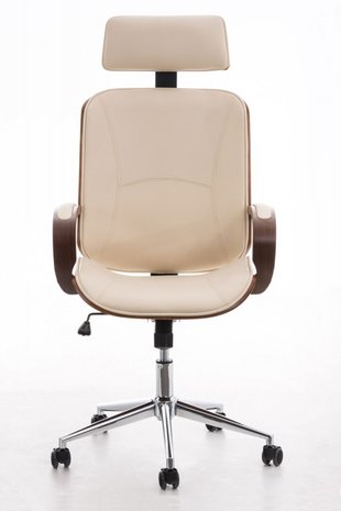 Moderne Bureaustoel - Trendy Bureaustoel Suus Creme 