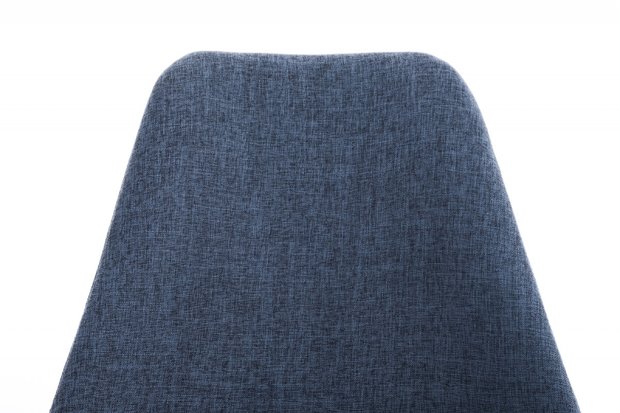 Eetkamerstoel Kira Stof Blauw Square Wit