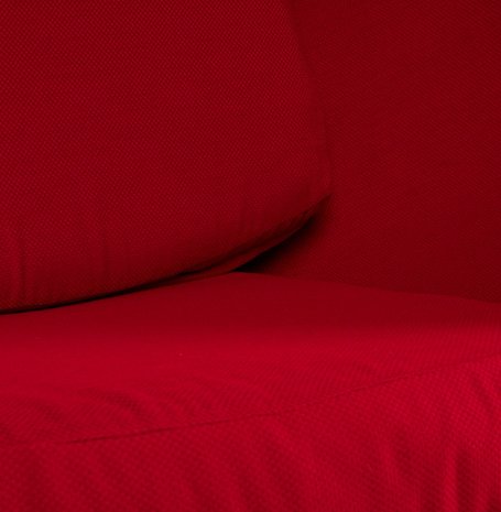 Fauteuil Valerie (Egg Chair / Ei Stoel) Zwart/Rood
