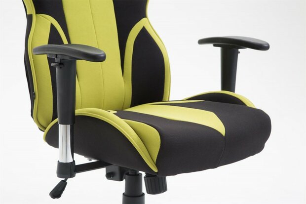 Gaming Stoel Dylan Stof Groen (ideaal voor lange of zware personen)