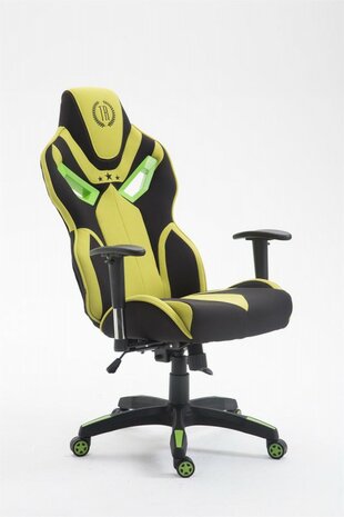 Gaming Stoel Dylan Stof Groen (ideaal voor lange of zware personen)