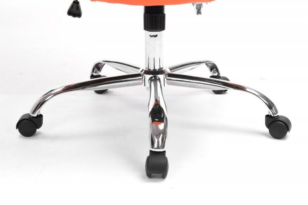 Bureaustoel Avery Oranje-Leer-Comfortabel zitten