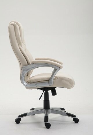 Bureaustoel Bowie Stof Creme
