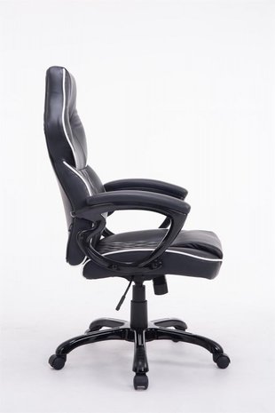 Gaming Stoel Enzo Zwart (brede zitting - zware belasting)