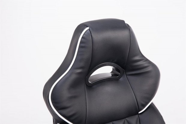 Gaming Stoel Enzo Zwart (brede zitting - zware belasting)