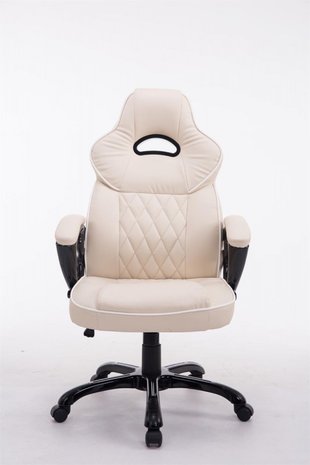 Gaming Stoel Enzo Creme (brede zitting - zware belasting)
