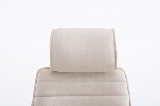 Bureaustoel Romsaya Stof Creme - Comfortabel