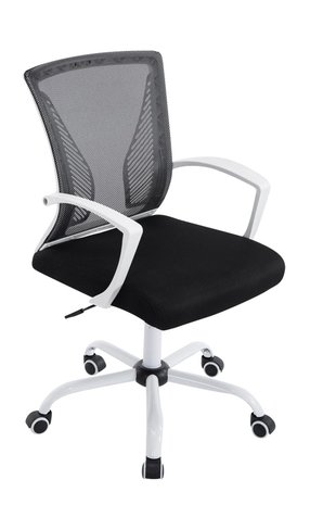 Bureaustoel Claartje Zwart-Netbekleding-Modern-Trendy