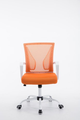 Bureaustoel Claartje Oranje-Netbekleding-Modern-Trendy