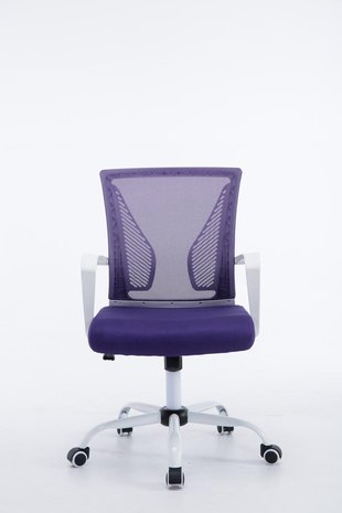 Bureaustoel Claartje Paars-Netbekleding-Modern-Trendy