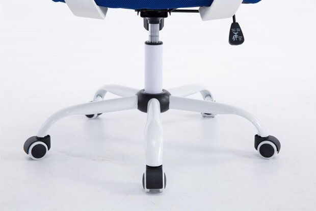Bureaustoel Claartje Blauw-Netbekleding-Modern-Trendy