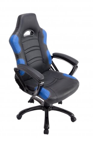 Gaming Stoel Dexter Zwart Blauw