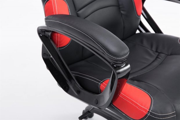 Gaming Stoel Dexter Zwart Rood