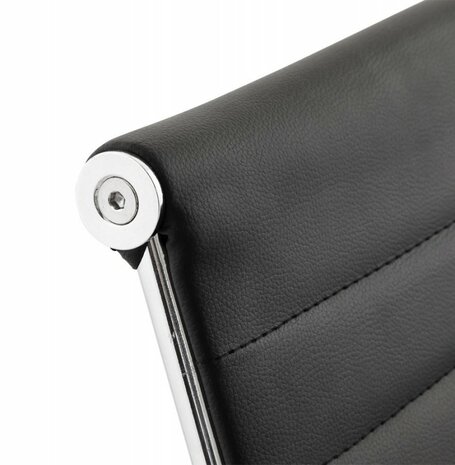 Bureaustoel Dallas Zwart-Design-Leer