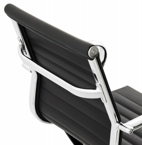 Bureaustoel Dallas Zwart-Design-Leer