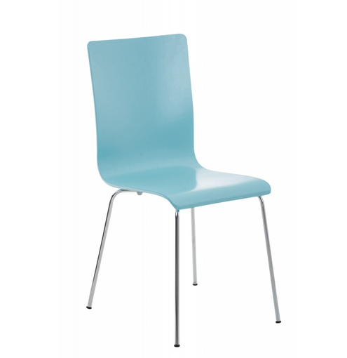 Blauwe eetkamerstoel Blauwe eetkamerstoel