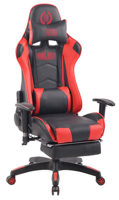Gaming Stoel Lorenzo XFM Rood met Voetsteun en Massagefunctie