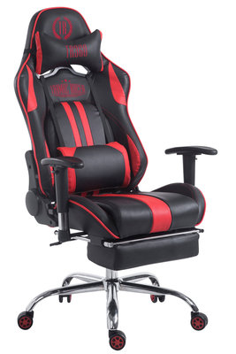 Gaming Stoel Rico V2 Rood met Voetsteun