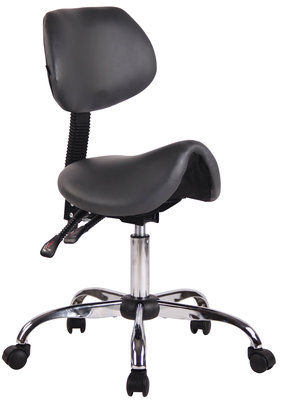 Ergonomische zadelkruk / kapperskruk Melissa Grijs