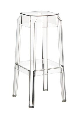 Set van 2 barkrukken Fix transparent,