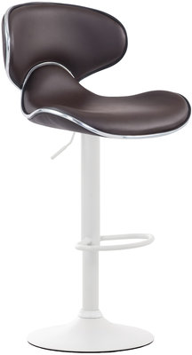 Barkruk Lis Vigis Kunstleer Bruin,Wit