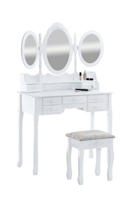 Make-up tafel Peiluna Wit