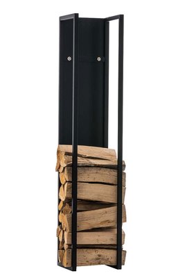 Brandhoutrek Spirk Zwart-matt,100 cm