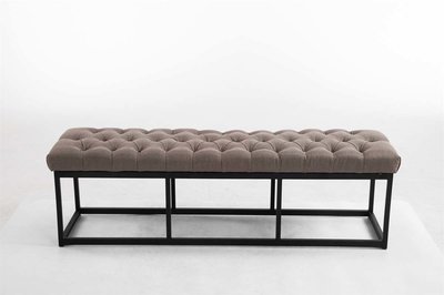 Bank Uman B stof Taupe,150 cm