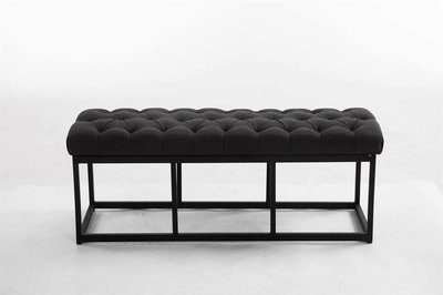 Bank Uman B stof Grijs,120 cm
