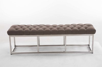Bank Uman E stof Taupe,150 cm