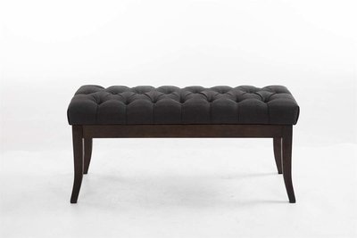 Bank Remsas stof Grijs,100 cm