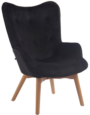 Lounger Deku Zwart