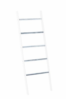 Houten ladder Mereitta Wit/Grijs