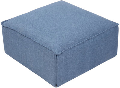 Poef Nentas Blauw,Stoff