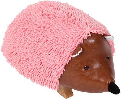 Kinderpoef Aringi kunstleer pink,