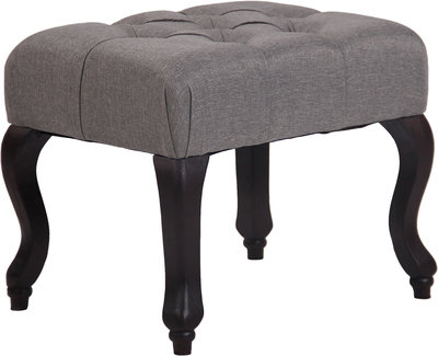 Hocker Brist stof Grijs,antik-dunkel