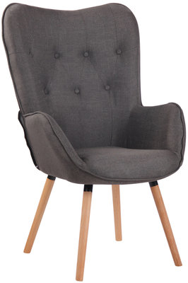 Lounger Oshfard Stof Grijs,natura