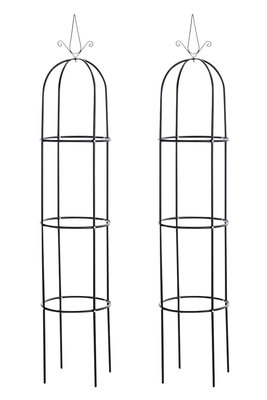 Rozenzuil Ramontika Zwart,2er Set