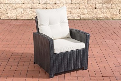 PolyRoodan fauteuil Fosoli Zwart,CremeWit