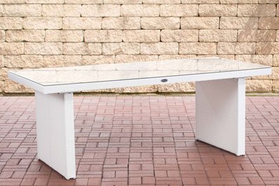 Poly Roodan tafel Avignon Wit,200 cm