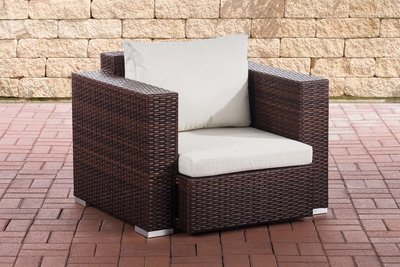 Fauteuil ProVinci / Sunset Bruin-meliert,CremeWit