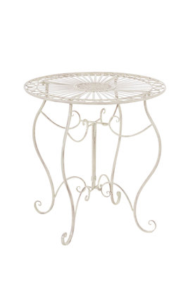 IJzeren tafel Andri antik-Creme