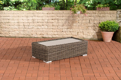 Loungetafel Madiera 110 x 60 Grijs-meliert