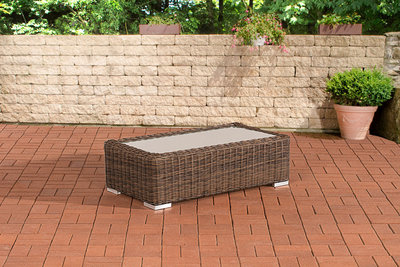 Loungetafel Madiera 110 x 60 Bruin-meliert