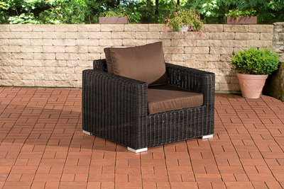 Fauteuil Bolbai / Madeira Zwart,terraBruin